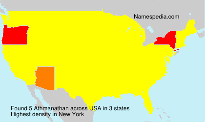 Surname Athmanathan in USA