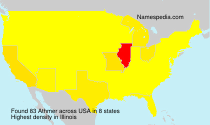 Surname Athmer in USA Surname Athmer in USA