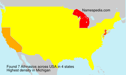 Surname Athnasios in USA Surname Athnasios in USA