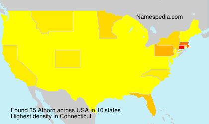 Surname Athorn in USA Surname Athorn in USA