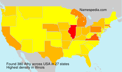 Surname Athy in USA Surname Athy in USA