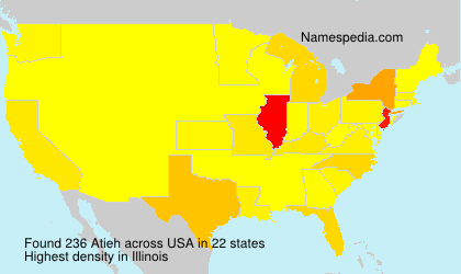 Surname Atieh in USA Surname Atieh in USA