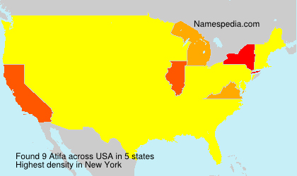 Surname Atifa in USA Surname Atifa in USA