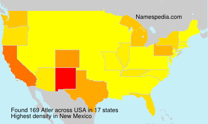 Surname Atler in USA Surname Atler in USA