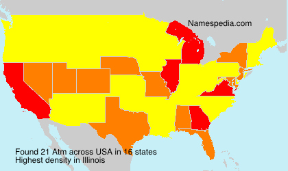 Surname Atm in USA Surname Atm in USA