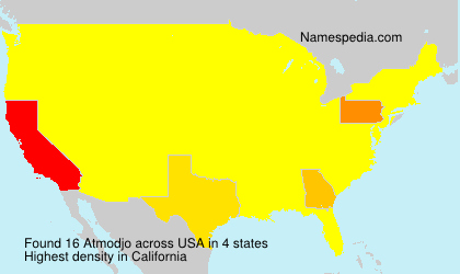 Surname Atmodjo in USA Surname Atmodjo in USA