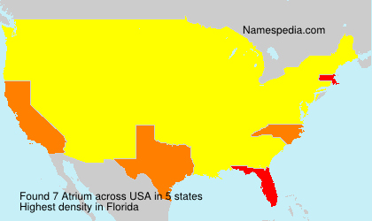 Surname Atrium in USA Surname Atrium in USA