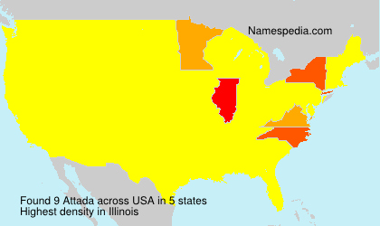 Surname Attada in USA Surname Attada in USA