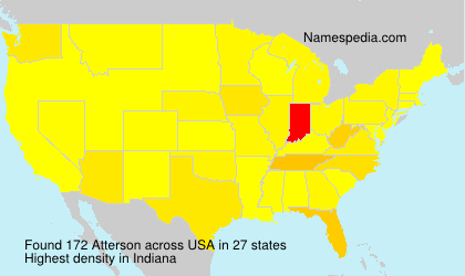 Surname Atterson in USA Surname Atterson in USA
