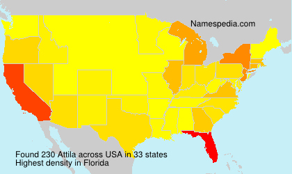 Surname Attila in USA