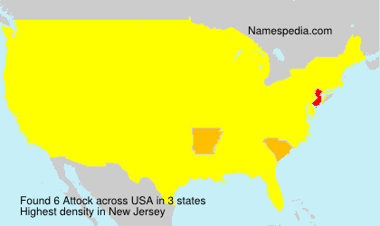 Surname Attock in USA Surname Attock in USA