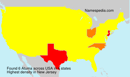 Surname Atuma in USA Surname Atuma in USA