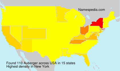 Surname Auberger in USA Surname Auberger in USA