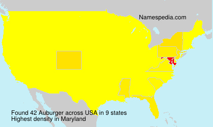 Surname Auburger in USA Surname Auburger in USA