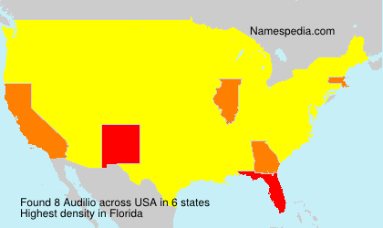 Surname Audilio in USA Surname Audilio in USA