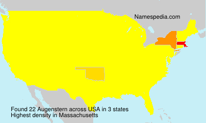 Surname Augenstern in USA Surname Augenstern in USA
