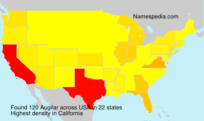 Surname Augilar in USA Surname Augilar in USA