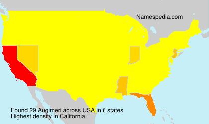 Surname Augimeri in USA Surname Augimeri in USA