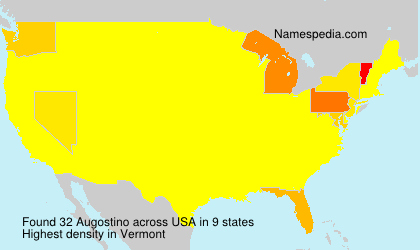 Surname Augostino in USA Surname Augostino in USA
