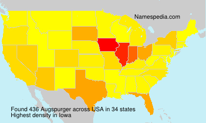 Surname Augspurger in USA Surname Augspurger in USA