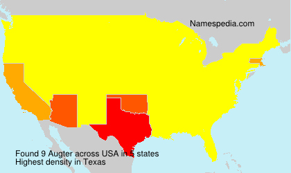 Surname Augter in USA Surname Augter in USA