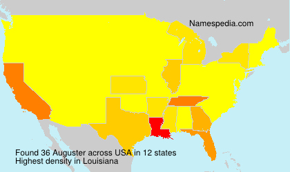 Surname Auguster in USA Surname Auguster in USA