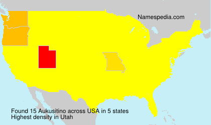 Surname Aukusitino in USA Surname Aukusitino in USA