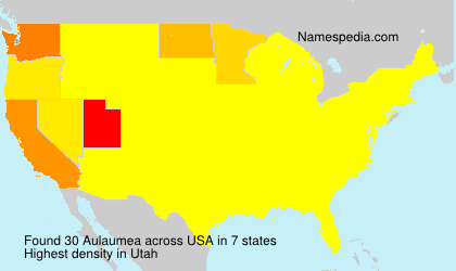 Surname Aulaumea in USA Surname Aulaumea in USA