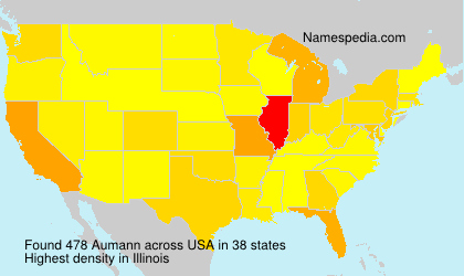Surname Aumann in USA Surname Aumann in USA