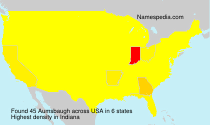 Surname Aumsbaugh in USA Surname Aumsbaugh in USA