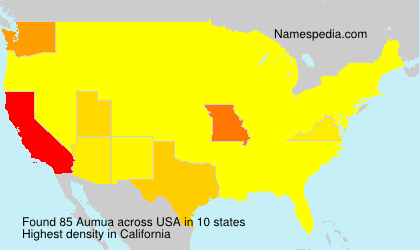 Surname Aumua in USA Surname Aumua in USA