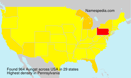 Surname Aungst in USA Surname Aungst in USA