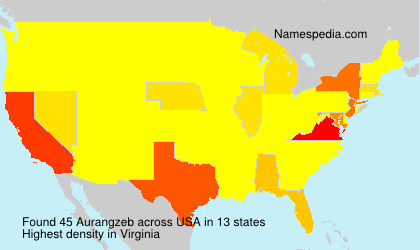 Surname Aurangzeb in USA Surname Aurangzeb in USA