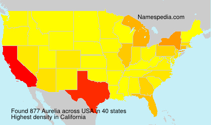 Surname Aurelia in USA Surname Aurelia in USA