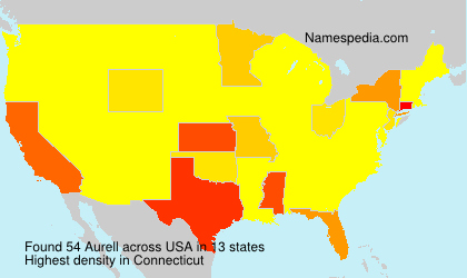 Surname Aurell in USA Surname Aurell in USA