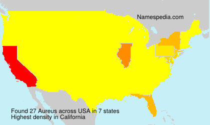 Surname Aureus in USA Surname Aureus in USA