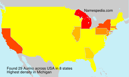 Surname Aurino in USA Surname Aurino in USA