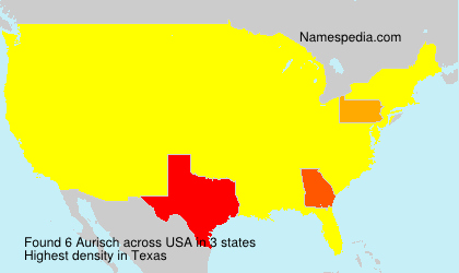 Surname Aurisch in USA Surname Aurisch in USA