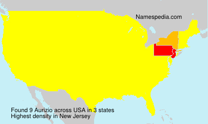 Surname Aurizio in USA Surname Aurizio in USA