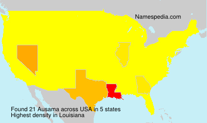 Surname Ausama in USA Surname Ausama in USA