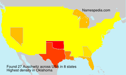 Surname Auschwitz in USA Surname Auschwitz in USA