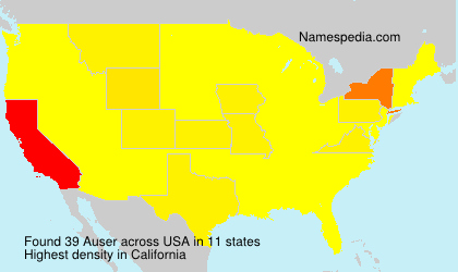 Surname Auser in USA Surname Auser in USA