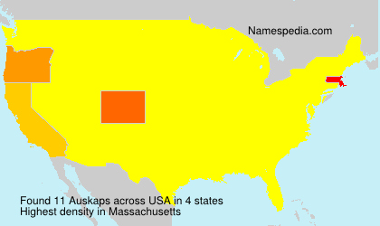 Surname Auskaps in USA Surname Auskaps in USA