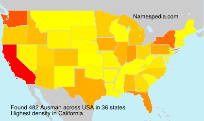Surname Ausman in USA Surname Ausman in USA