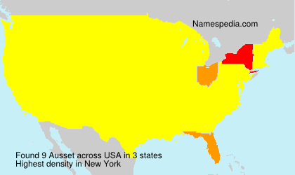 Surname Ausset in USA Surname Ausset in USA