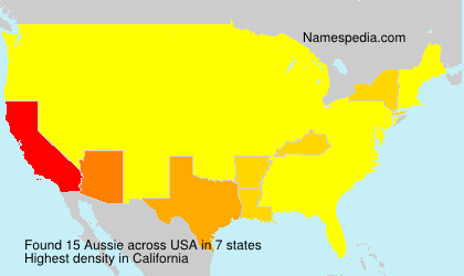 Surname Aussie in USA Surname Aussie in USA