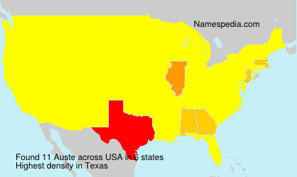 Surname Auste in USA Surname Auste in USA