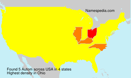 Surname Autom in USA Surname Autom in USA