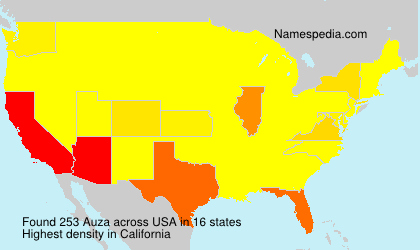 Surname Auza in USA Surname Auza in USA