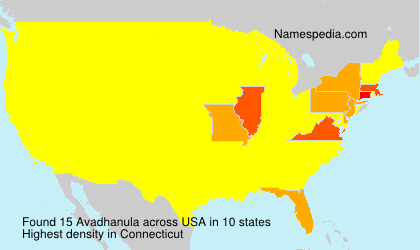 Surname Avadhanula in USA Surname Avadhanula in USA